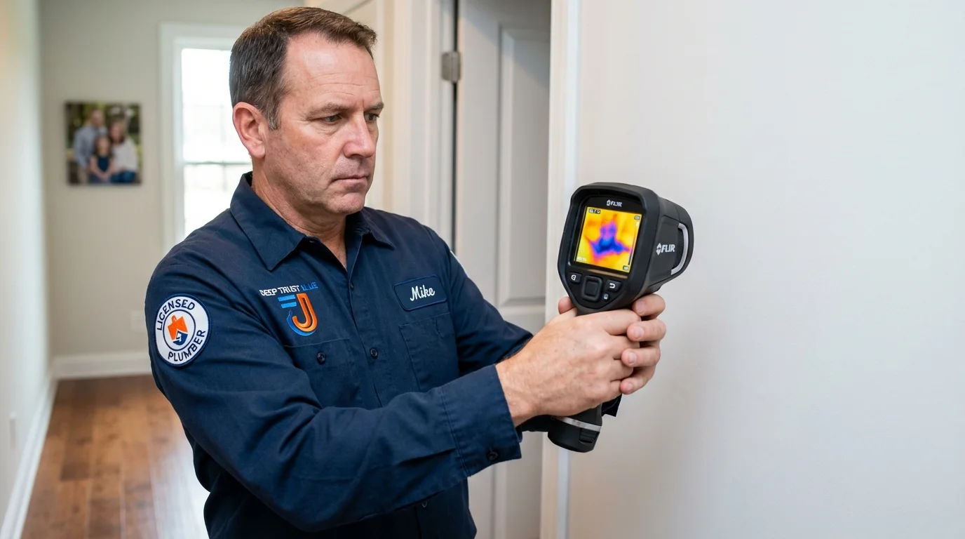 Thermal imaging leak detection by Johns Plumbing LLC in Cactus